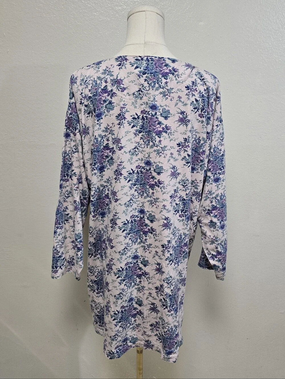 Victoria's Secret Gold Label Vintage Floral Sleep Gown Dress Size Large